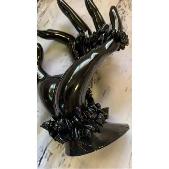 βοΈRESTOCKED Authentic Obsidian Bracelet β’ Crystal Jewelry β’ Handmade Bracelet - Picture 4 of 8